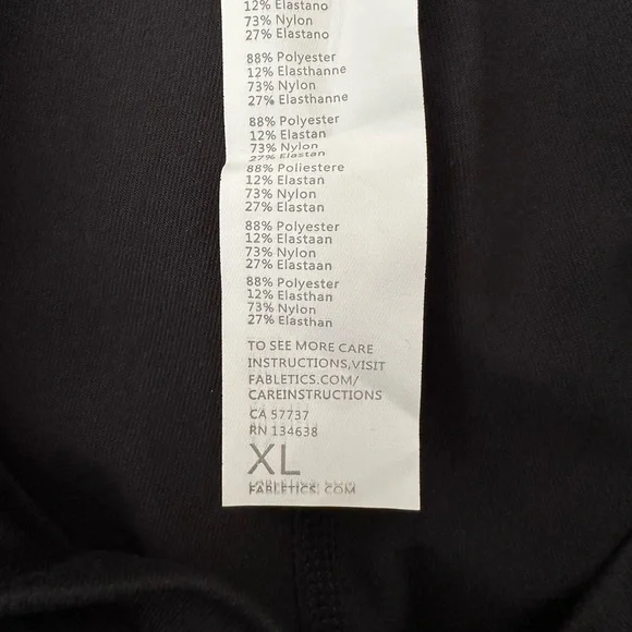 Fabletics Black Leggings - Picture 6 of 7